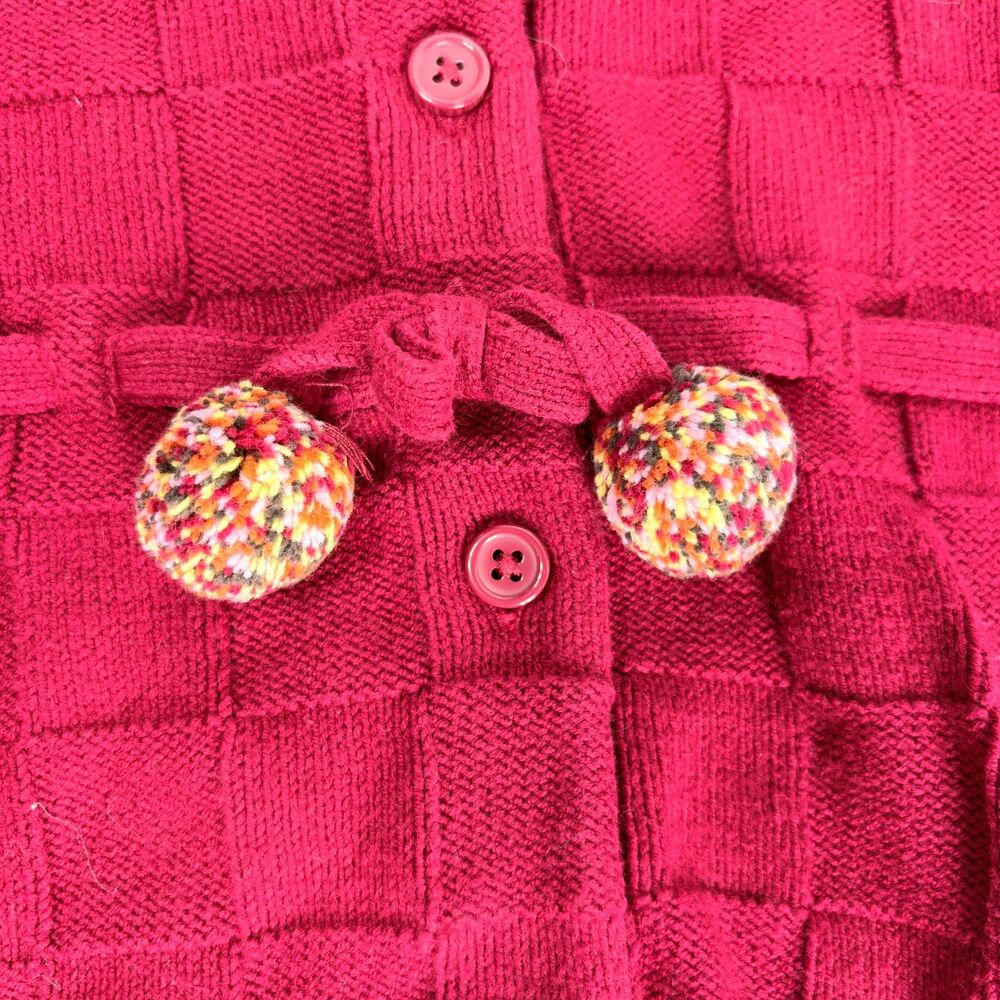 Gymboree Girls Basketwave Knit Vintage Cardigan Button Front Sweater 5-6 - Picture 4 of 8